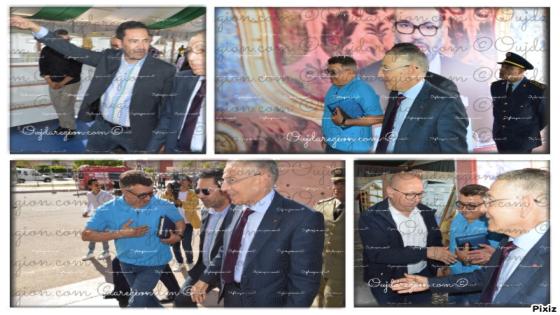 الوالي خطيب الهبيل وبوعرورو رئيس الجهة يتفقدان ترتيبات المعرض الجهوي تحت الرعاية السامية لسيدنا محمد السادس نصره الله