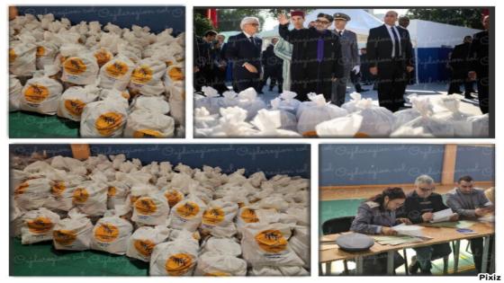 شاهدوا بوجدة سيدنا نصره الله يدخل الفرحة على الاسر المعوزة بجهة الشرق في رمضان