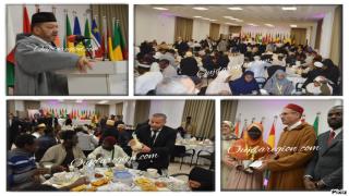 شاهدوا بوجدة العلامة بنحمزة يقيم اكبر افطار رمضاني للطلبة الأفارقة