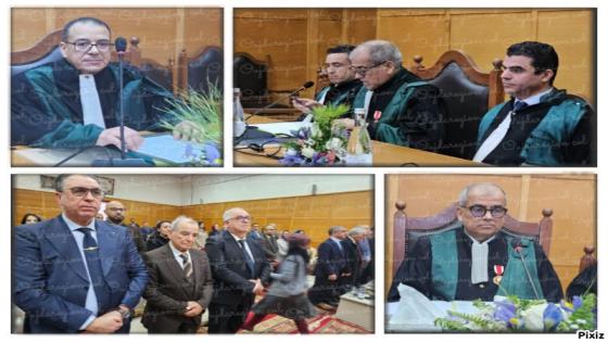 شاهدوا بوجدة لحظات تنصيب قضاة ونواب وكيل الملك جدد