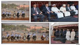 شاهدوا شكيب بلكايد عامل جرادة يشارك ساكنة الشريط الحدودي الاحتفال بعيد العرش المجيد