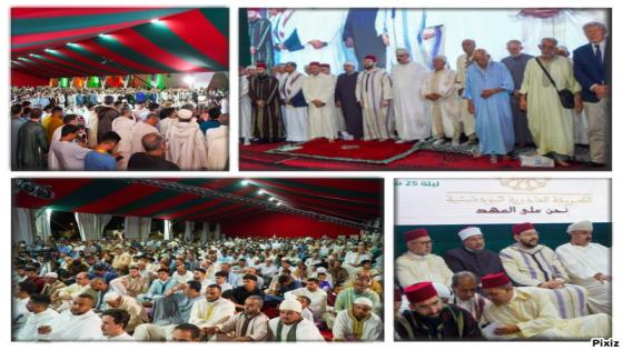 المئات يحييون بالبودشيشية مولد النبي المختار صلى الله عليه وسلم