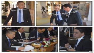 صوت وصور..حجيرة يحل بجهة الشرق ويتراس رفقة الوالي الخطيب لهبيل لقاء موسع لتطوير التجارة الخارجية