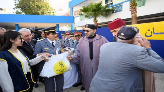 وجدة..بتعليمات من سيدنا نصره توزيع ازيد من 4000 قفة على المتضررين من البرد